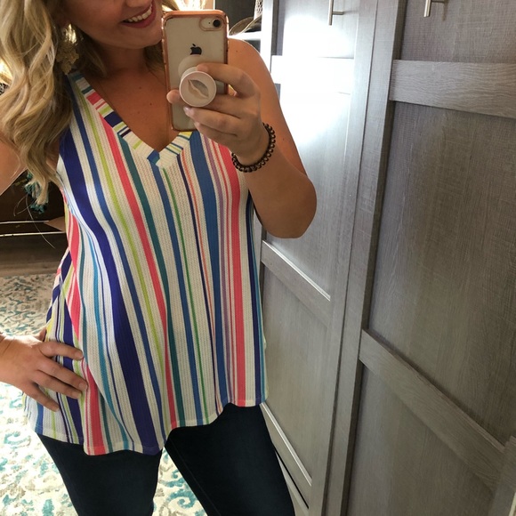 ❗️Last 3! S-L Vertical stripes trendy top - Picture 5 of 5